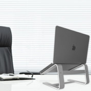 Macally Aluminium Laptop Stand - преносима алуминиева поставка за MacBook и лаптопи (сребриста) 8