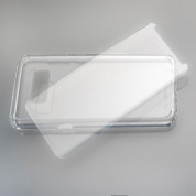 4smarts 360° Protection Set - хибриден кейс и стъклено защитно покритие с извити ръбове за Samsung Galaxy S8 Plus (прозрачен) 3