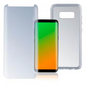 4smarts 360° Protection Set Case Friendly - хибриден кейс и стъклено защитно покритие с извити ръбове за Samsung Galaxy S8 (прозрачен)