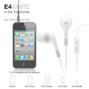 Elago E4 Sound Isolation In-Ear Earphones - слушалки с микрофон за iPhone, iPad, iPod и мобилни телефони (черни) 7
