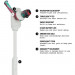Skullcandy XTFree Wireless - безжични спортни слушалки с микрофон за смартфони и мобилни устройства (бял) 3