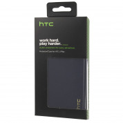 HTC Leather Flip Case HC C1332 - оригинален кожен кейс за HTC U Play (тъмносин) 1