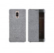 Huawei Smart View Flip Case - оригинален кожен калъф за Huawei Mate 9 Pro (сив) 2