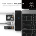 Elago Multi USB-C Hub - USB-C хъб към 2xUSB 3.0, MicroSD, SD и USB-C за MacBook и устройства с USB-C порт (черен) 4