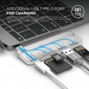 Elago Multi USB-C Hub - USB-C хъб към 2xUSB 3.0, MicroSD, SD и USB-C за MacBook и устройства с USB-C порт (черен) 4