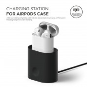 Elago Airpods Charging Station - док станция за зареждане на Apple Airpods (черна) 1