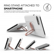 Elago Ring Holder Stand - поставка и аксесоар против изпускане на вашия смартфон (розово злато) 1