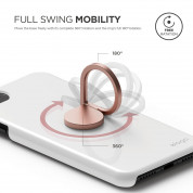 Elago Ring Holder Stand - поставка и аксесоар против изпускане на вашия смартфон (розово злато) 5
