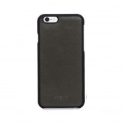 Knomo Moulded Mag Leather Case - кожен кейс (естествена кожа) за iPhone 6S Plus, iPhone 6 Plus (тъмносив)