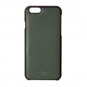 Knomo Moulded Mag Leather Case - кожен кейс (естествена кожа) за iPhone 6S, iPhone 6 (зелен)