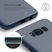 Elago Inner Core Case - тънък полипропиленов кейс (0.3 mm) за Samsung Galaxy S8 Plus (тъмносин) 5