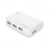 Antec 4-Port Charger - захранване с 4 USB изхода за мобилни телефони, таблети и моиблни устройства (бял) 3