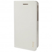 HTC Leather Flip Case HC C1332 - оригинален кожен кейс за HTC U Play (бял)