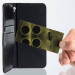 4smarts Ultimag Wallet Westport Reptile Case - универсален кожен калъф с магнитно захващане за смартфони до 6.1 инча (черен) 3