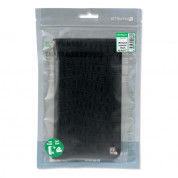 4smarts Ultimag Wallet Westport Reptile Case - универсален кожен калъф с магнитно захващане за смартфони до 6.1 инча (черен) 3