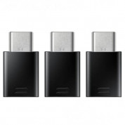 Samsung Adapter Micro-USB to USB Type-C 3 pcs. (black)