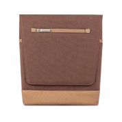 Moshi Aerio Lite Bag - стилна кожена чанта за MacBook 12 с отделение за таблети и смартфони (кафяв)