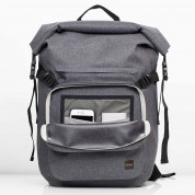 Knomo Hamilton Backpack - туристическа раница за MacBook Pro Retina 15 и преносими компютри до 15.6 инча (сив) 3