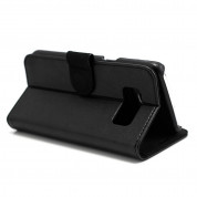 Prodigee Wallegee Case - кожен калъф, тип портфейл с отделящ се кейс и поставка за Samsung Galaxy S8 (черен) 2