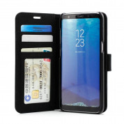 Prodigee Wallegee Case - кожен калъф, тип портфейл с отделящ се кейс и поставка за Samsung Galaxy S8 (черен) 1