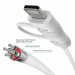 iLuv Combo 2-in-1 Lightning and MicroUSB Cable - USB кабел 2в1 за Lightning и MicroUSB устройства (бял) 3