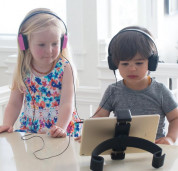 Kenu Groovies Kid On-Ear Headphones - слушалки подходящи за деца за мобилни устройства (черен) 1