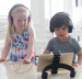 Kenu Groovies Kid On-Ear Headphones - слушалки подходящи за деца за мобилни устройства (черен) 2