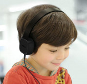 Kenu Groovies Kid On-Ear Headphones - слушалки подходящи за деца за мобилни устройства (черен) 2
