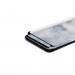 Eiger 3D Glass Case Friendly Curved Tempered Glass - калено стъклено защитно покритие с извити ръбове за целия дисплея на Samsung Galaxy S8 (черен-прозрачен) 3
