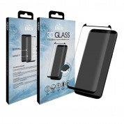 Eiger 3D Glass Case Friendly Curved Tempered Glass - калено стъклено защитно покритие с извити ръбове за целия дисплея на Samsung Galaxy S8 (черен-прозрачен) 5
