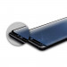 Eiger 3D Glass Edge to Edge Curved Tempered Glass - калено стъклено защитно покритие с извити ръбове за целия дисплея на Samsung Galaxy S8 Plus (черен-прозрачен) 3