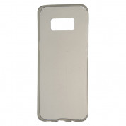 Ultra-Slim Case - тънък силиконов (TPU) калъф (0.3 mm) за Samsung Galaxy S8 Plus (черен-прозрачен)