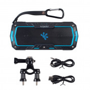 Gecko Covers BS100 Square 10W - безжичен водоустойчив Bluetooth спийкър с микрофон за мобилни устройства 2