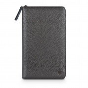 Beyzacases Wallet Leather Universal Case - универсален кожен (естествена кожа) калъф тип портфейл за смартфони до 6 инча (кафяв)