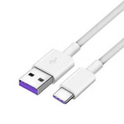 Huawei AP81 USB-C to USB 3.1 Fast Charge Data Cable 5A HL1289 - кабел за устройства с USB-C порт (100 cm) (bulk) 2