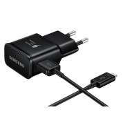 Samsung USB-C Fast Charger EP-TA20EBECGWW - захранване и USB-C кабел за устройства с USB-C стандарт (черен) (ритейл опаковка) 2