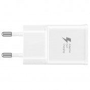 Samsung USB-C Fast Charger EP-TA20EWECGWW - захранване и USB-C кабел за устройства с USB-C стандарт (бял) (retail) 3