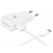 Samsung USB-C Fast Charger EP-TA20EWECGWW - захранване и USB-C кабел за устройства с USB-C стандарт (бял) (retail) 4