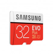 Samsung MicroSD 32GB EVO Plus UHS-I (U3) Memory Card - MicroSD памет със SD адаптер за Samsung устройства (клас 10) (модел 2017)  1