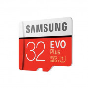 Samsung MicroSD 32GB EVO Plus UHS-I (U3) Memory Card - MicroSD памет със SD адаптер за Samsung устройства (клас 10) (модел 2017)  2