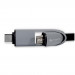 4smarts MultiCord Car Charger 17W, 3.4A MicroUSB + USB-C - зарядно за кола с кабел 1м. за microUSB и USB-C стандарти (черен-сив) 2