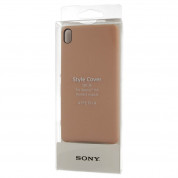 Sony Style Cover SBC26 - оригинален тънък полимерен кейс за Sony Xperia XA (розово злато) 1