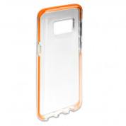 4smarts Soft Cover Airy Shield - хибриден удароустойчив кейс за Samsung Galaxy S8 Plus (оранжев-прозрачен)