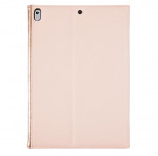 CaseMate Edition Leather Folio Case - кожен калъф (естествена кожа) и поставка за iPad Air 3 (2019), iPad Pro 10.5 (2017) (розово злато) 1