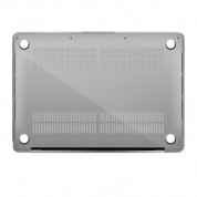 Macally Shell Case - предпазен поликарбонатов кейс за MacBook Pro 15 Touch Bar (модели от 2016 до 2020 година) (прозрачен) 1
