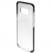 4smarts Soft Cover Airy Shield - хибриден удароустойчив кейс за Samsung Galaxy S8 Plus (черен-прозрачен) 2