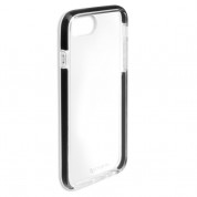 4smarts Soft Cover Airy Shield - хибриден удароустойчив кейс за iPhone 7, iPhone 8 (черен-прозрачен) 1