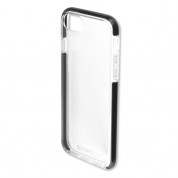 4smarts Soft Cover Airy Shield - хибриден удароустойчив кейс за iPhone 7, iPhone 8 (черен-прозрачен) 2