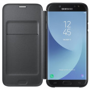 Samsung Flip Wallet Cover EF-WJ730CBEGWW - оригинален кейс за Samsung Galaxy J7 (2017) (черен) 3