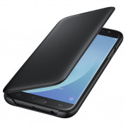 Samsung Flip Wallet Cover EF-WJ730CBEGWW - оригинален кейс за Samsung Galaxy J7 (2017) (черен)